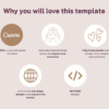 Athena Goddess Spiritual Website Template Canva | Strength | Wisdom | Bold | Clean - Image 3